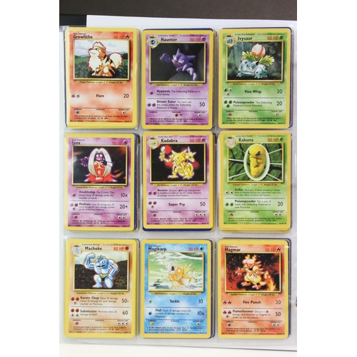 1565 - Pokémon Trading Cards - Complete Wizards Of The Coast Base Set with many duplicates & 1 x 1st Macham... 