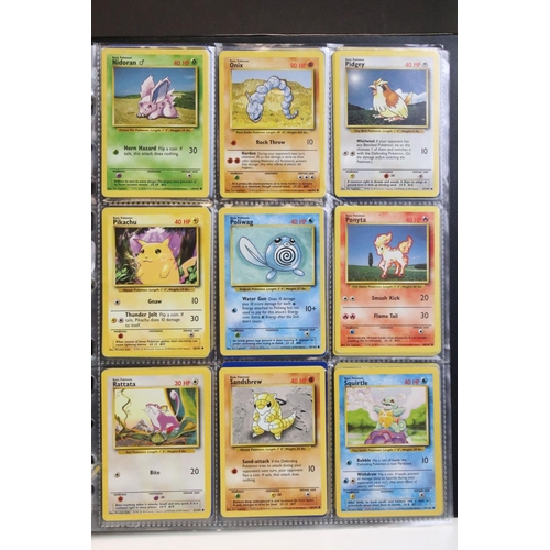 1565 - Pokémon Trading Cards - Complete Wizards Of The Coast Base Set with many duplicates & 1 x 1st Macham... 