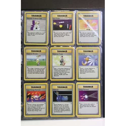 1565 - Pokémon Trading Cards - Complete Wizards Of The Coast Base Set with many duplicates & 1 x 1st Macham... 