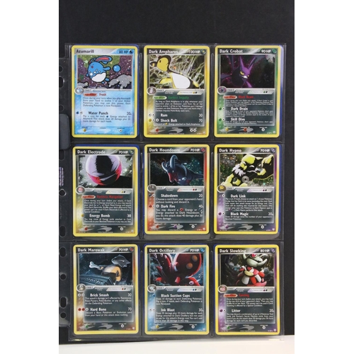 1566 - Pokémon Trading Cards - Complete Pokemon Ex Team Rocket Returns Set with both Secret Rares, no rever... 