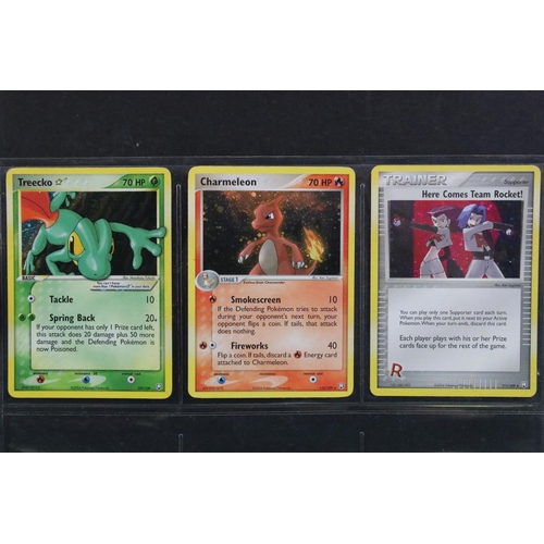 1566 - Pokémon Trading Cards - Complete Pokemon Ex Team Rocket Returns Set with both Secret Rares, no rever... 