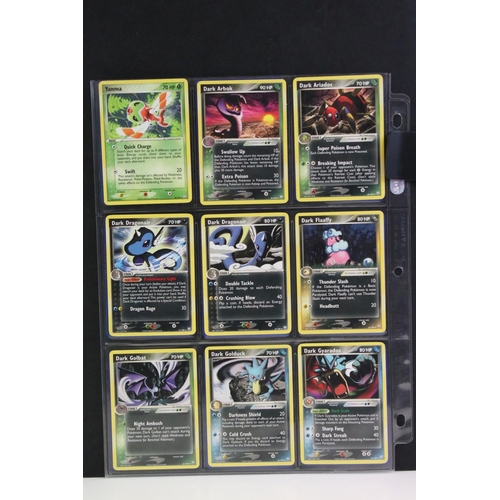 1566 - Pokémon Trading Cards - Complete Pokemon Ex Team Rocket Returns Set with both Secret Rares, no rever... 