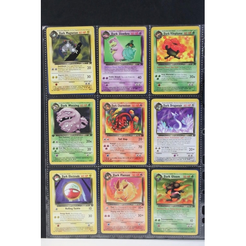 1567 - Pokémon Trading Cards - Complete Wizards Of The Coast Pokemon Team Rocket Set with 19 x first editio... 