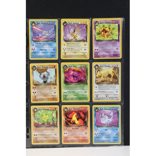 1567 - Pokémon Trading Cards - Complete Wizards Of The Coast Pokemon Team Rocket Set with 19 x first editio... 