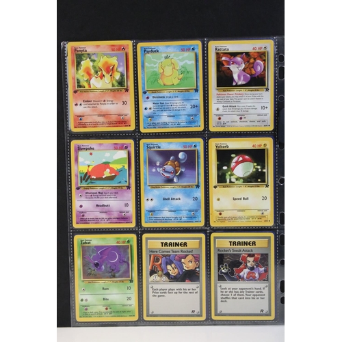 1567 - Pokémon Trading Cards - Complete Wizards Of The Coast Pokemon Team Rocket Set with 19 x first editio... 