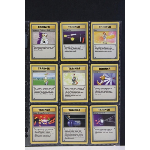 1570 - Pokémon Trading Cards - Complete Wizards Of The Coast Pokemon Base Set, no shadowless cards & 1 x fi... 