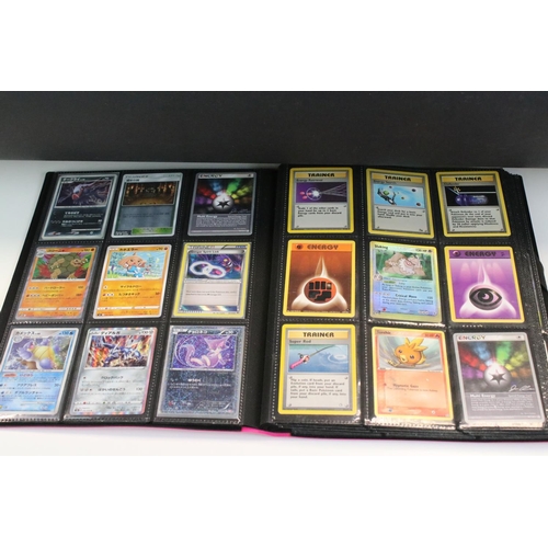 1572 - Pokémon Trading Cards - Collection of pokemon cards featuring Japanese & English cards spanning in a... 