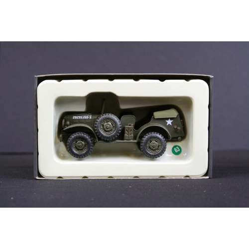 1039 - 10 Boxed Corgi 1/50 military diecast models to include 7 x World War II Series 1 featuring 3 x M4 A3... 