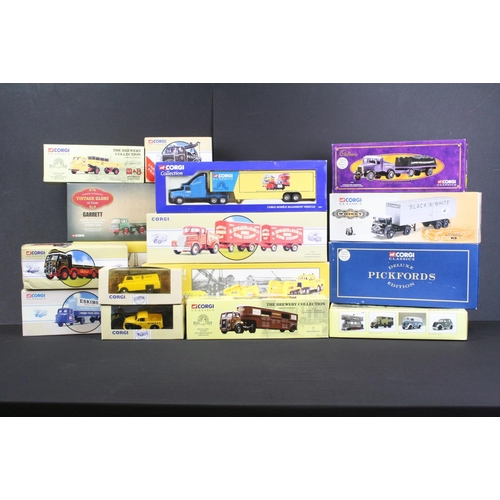 1049 - 16 Boxed Corgi Classics diecast models to include 2 x Building Britain (31008, 17702), 16703 Deluxe ... 