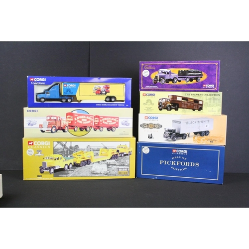 1049 - 16 Boxed Corgi Classics diecast models to include 2 x Building Britain (31008, 17702), 16703 Deluxe ... 