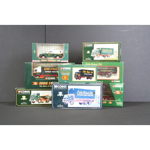 1051 - 20 Boxed Corgi Eddie Stobart diecast models to include CC12607 1:50 ltd edn Scammell, CC13301, CC866... 