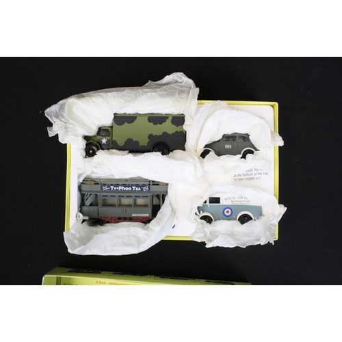 1064 - Five Boxed Corgi Classics Fighting Vehicles ltd diecast models to include 07501, 55101, 69902, 66501... 