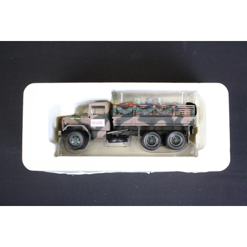 1065 - Five Boxed Corgi military-related diecast models, 1:50 scale or similar, to include The Aviation Arc... 