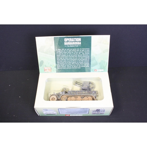 1066 - Five Boxed Corgi World War II Collection ' Operation Barbarossa ' 1:50 ltd edn diecast models to inc... 