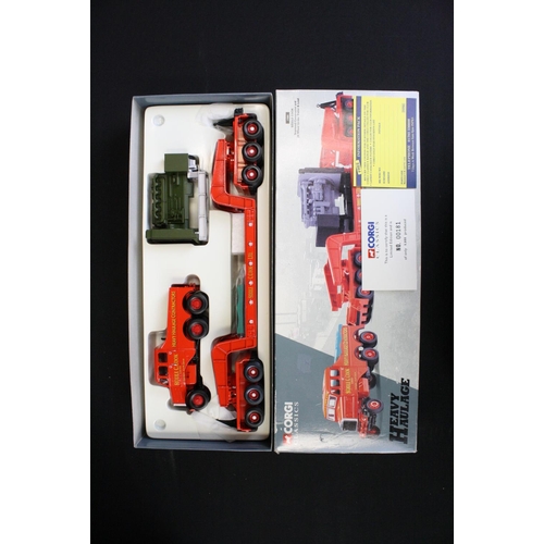 1068 - Boxed Corgi Heavy Haulage CC12401 1:50 ltd edn diecast model set (includes Volvo FH 4 Axle Ballasted... 