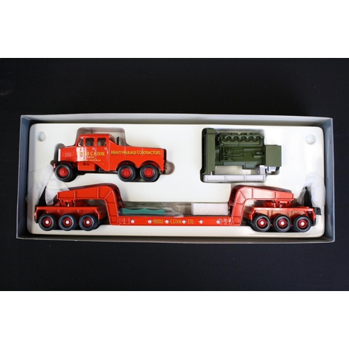 1068 - Boxed Corgi Heavy Haulage CC12401 1:50 ltd edn diecast model set (includes Volvo FH 4 Axle Ballasted... 