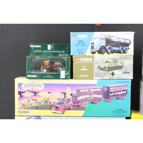 1071 - 14 Boxed Corgi Classics diecast models to include 3 x Fighting Vehicles (55101, 66601, 69902), 2 x T... 