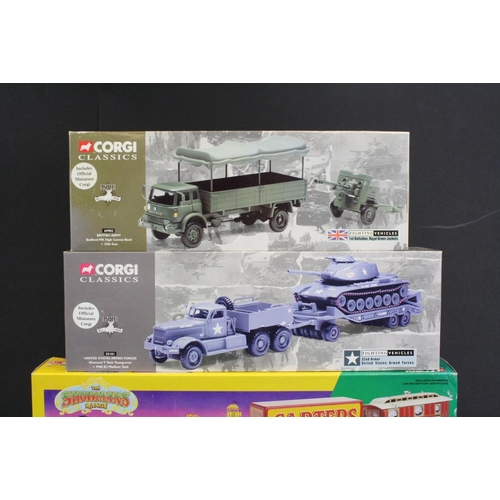 1071 - 14 Boxed Corgi Classics diecast models to include 3 x Fighting Vehicles (55101, 66601, 69902), 2 x T... 