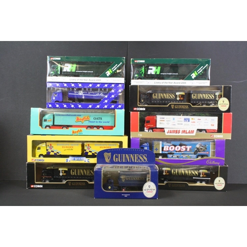 1072 - 20 Boxed Corgi diecast model trucks to include 15007 Guinness Scammell Scarab, 59529 Guinness - ERF ... 