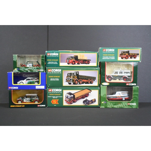 1073 - 26 Boxed Corgi Eddie Stobart diecast models to include CC12802 ltd edn 1:50 Scania T-Cab Bulk Tipper... 