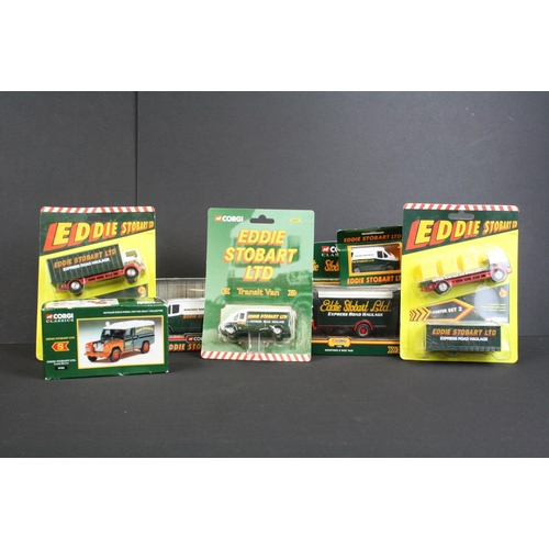 1073 - 26 Boxed Corgi Eddie Stobart diecast models to include CC12802 ltd edn 1:50 Scania T-Cab Bulk Tipper... 