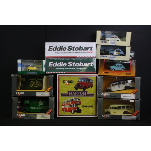 1134 - Group of 16 boxed diecast models, mostly commercial vehicles, to include Corgi, Lledo, Cararama, Oxf... 