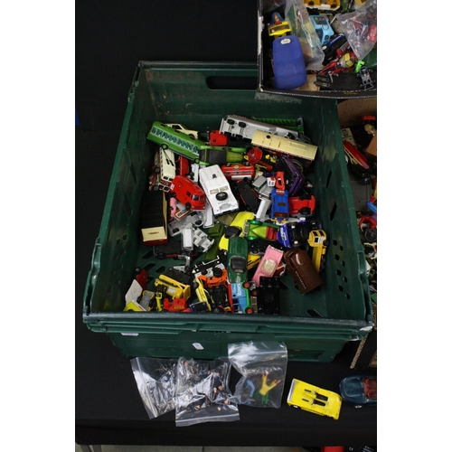 1143 - Large collection of diecast & plastic models to include Corgi, Maisto, Majorette, Solido, Matchbox a... 