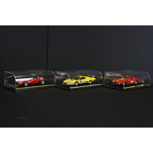 1147 - 15 Cased Ecurie Francorchamps 1:43 ltd edn diecast racing car models, in outer card sleeves, to incl... 