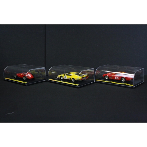 1147 - 15 Cased Ecurie Francorchamps 1:43 ltd edn diecast racing car models, in outer card sleeves, to incl... 