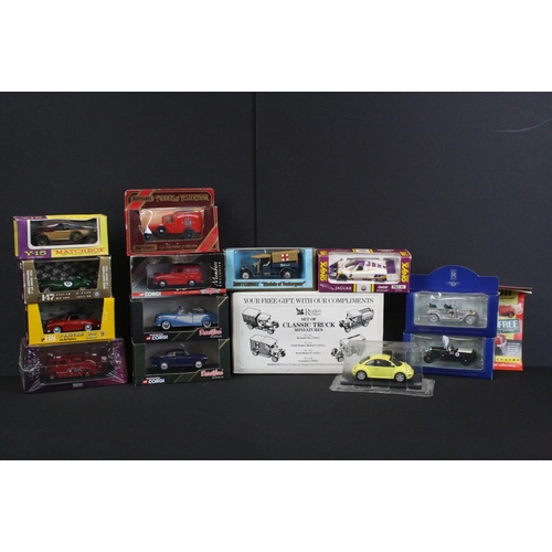 1148 - 23 Boxed diecast models to include Brumm, Detail Cars, Matchbox, Solido, Corgi, Atlas etc, vg