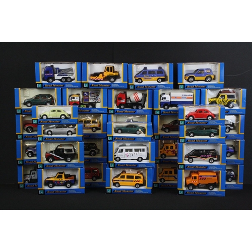 1153 - 45 Boxed Autocraft Road Monster diecast models to include Saloon Series examples. diecast ex, boxes ... 