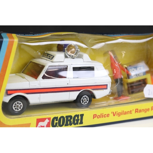 1002 - Four boxed Corgi emergency service diecast model sets to include 405 Chevrolet Superior 61 Ambulance... 