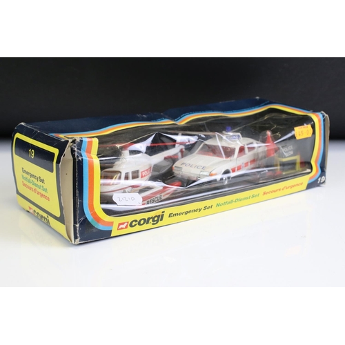 1007 - Four boxed Corgi emergency service related diecast model sets to include 33 SLRG Wasserrettung Rescu... 