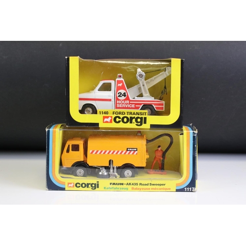 1008 - Eight boxed Corgi diecast models to include 3 x 405 Ford Transit Milk Floats (all variants), 2 x 111... 