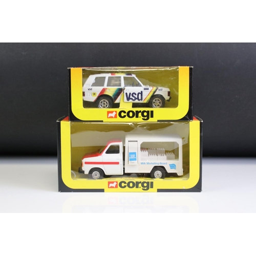 1008 - Eight boxed Corgi diecast models to include 3 x 405 Ford Transit Milk Floats (all variants), 2 x 111... 