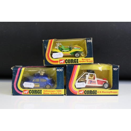 1014 - Five boxed Corgi diecast models to include 46 Hermetite Zip Kart Super Karts, 169 Arnold Sundquist's... 