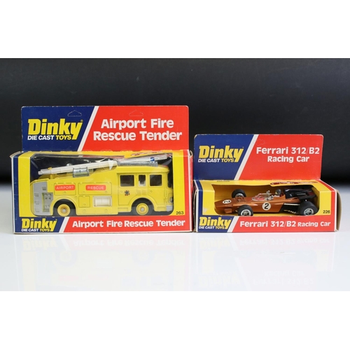 1016 - 13 Boxed Dinky diecast models to include 678 Air Sea Rescue Launch, 263 Airport Fire TRRescue Tender... 