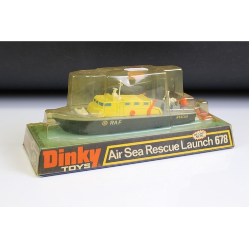 1016 - 13 Boxed Dinky diecast models to include 678 Air Sea Rescue Launch, 263 Airport Fire TRRescue Tender... 