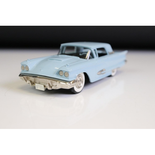 1021 - Four Boxed The Brooklin Collection metal models to include BRK. 64 1959 Ford Thunderbird Hardtop Cou... 