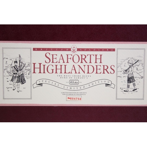 145 - Five boxed Britains ltd edn metal figure sets to include 5188 Seaforth Highlanders (4750), 5190 The ... 