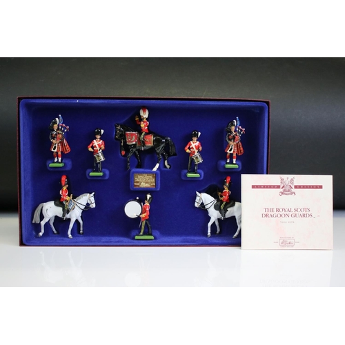 145 - Five boxed Britains ltd edn metal figure sets to include 5188 Seaforth Highlanders (4750), 5190 The ... 