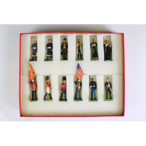 150 - 23 Boxed metal figure sets to include 13 x Starlux, 2 x Britains Redcoats, Britains 43162 Victoria C... 