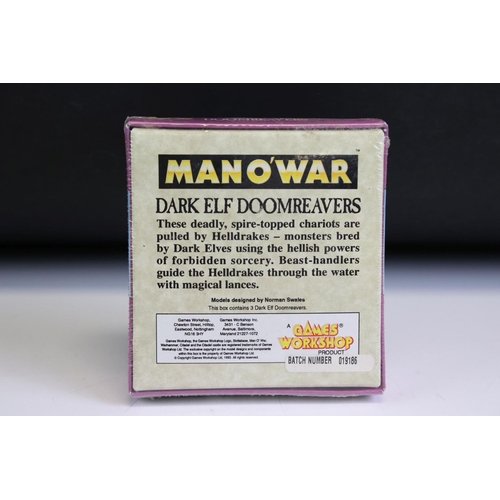 167 - Games Workshop / Fantasy Gaming - Five boxed & sealed Man O' War figure sets to include 4 x Chaos Dw... 