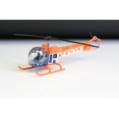 1354 - Two Boxed Corgi James Bond diecast models to include 926 Stromberg Helicopter (diecast gd with the o... 