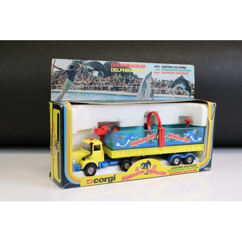 1355 - Boxed Corgi 1164 Dolphinarium diecast model (diecast vg, one dolphin missing, missing box window), p... 