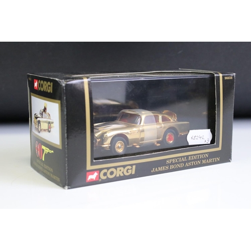 1356 - Three boxed Corgi James Bond 007 diecast models to include 2 x 04203 Goldfinger 50th Anniversary Jam... 