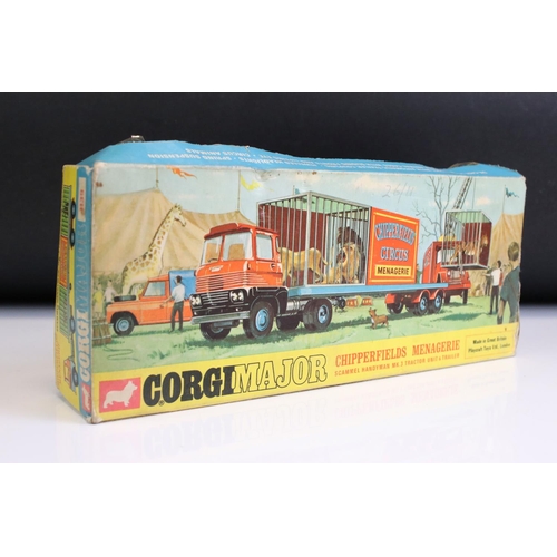 1358 - Two Boxed Corgi Major Chipperfields Circus diecast models to include 1139 Chipperfields Menagerie Sc... 