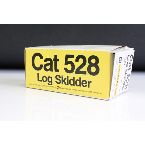 1360 - Four boxed construction diecast models to include 2 x NZG Modelle CAT Caterpillar (528 Log Skidder; ... 