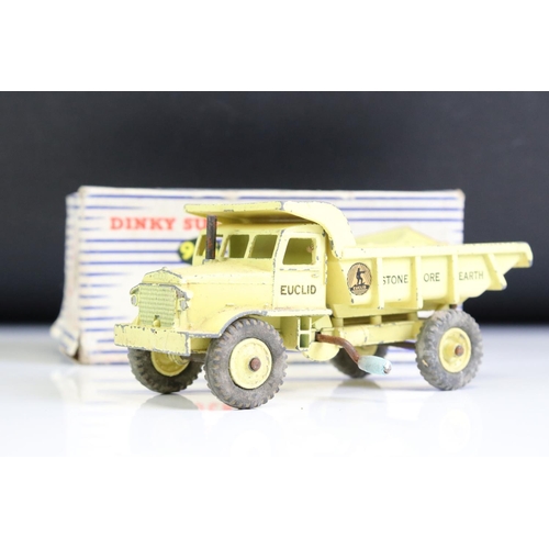 1362 - Six boxed Dinky Supertoys diecast models to include 972 20-Ton Lorry-Mounted Crane 