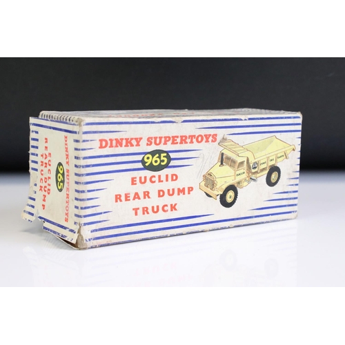 1362 - Six boxed Dinky Supertoys diecast models to include 972 20-Ton Lorry-Mounted Crane 